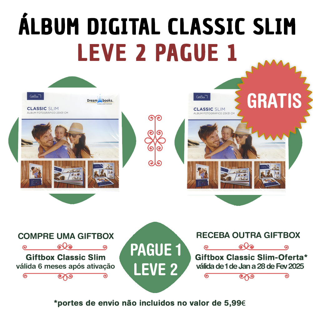 DREAMBOOKS GIFTBOX CLASSIC SLIM x2 (NATAL)