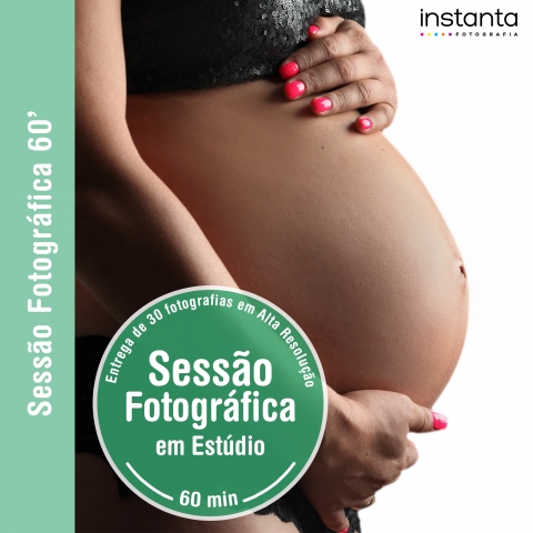 SESSÃO FOTOGRÁFICA 60 MINUTOS